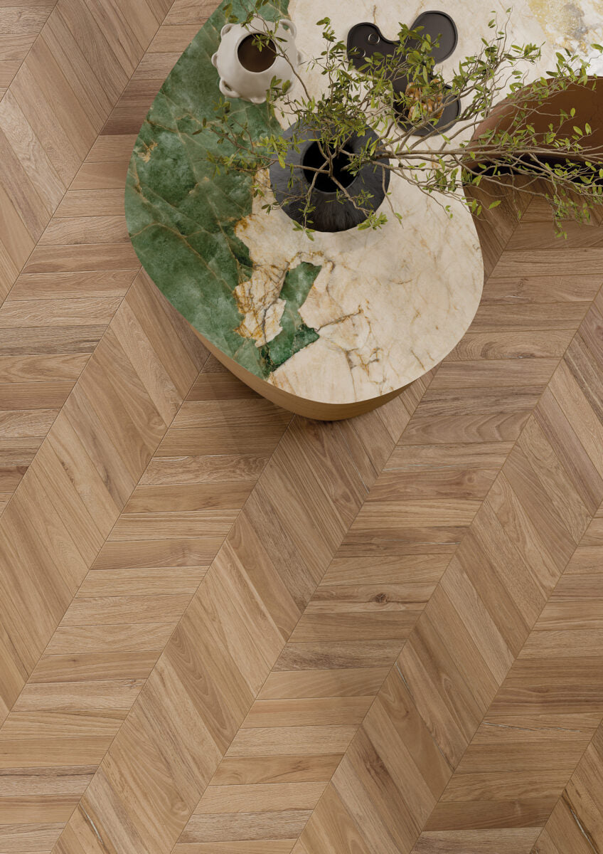 La Fabbrica HONEY WOOD CHEVRON MIX NAT.