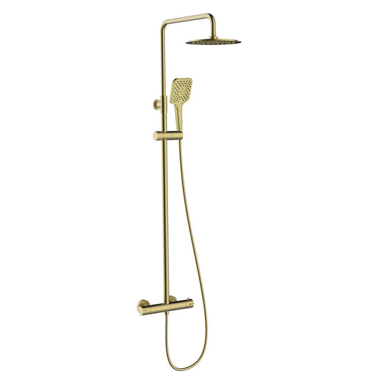 Gouden waterval douchekraan rond