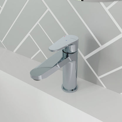 Chrome lavabokraan 160 mm
