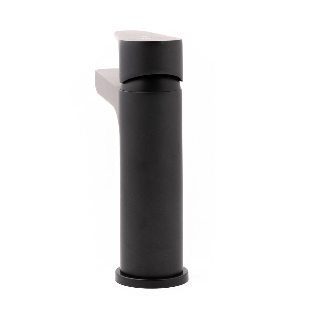 Zwarte lavabokraan 160 mm