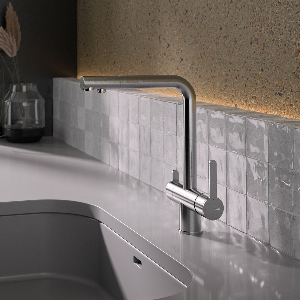 Inox keukenkraan