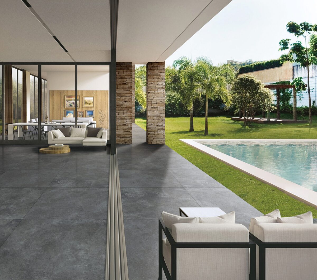 Q Ceram VICTORIA DARK GREY NAT.