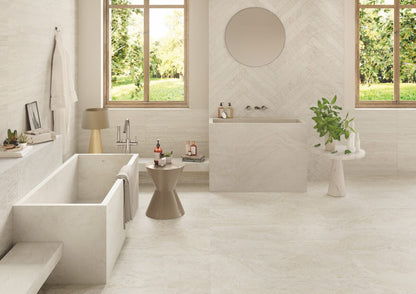 Provenza UNI. TRAVERTINE MINIMAL WHITE NAT.
